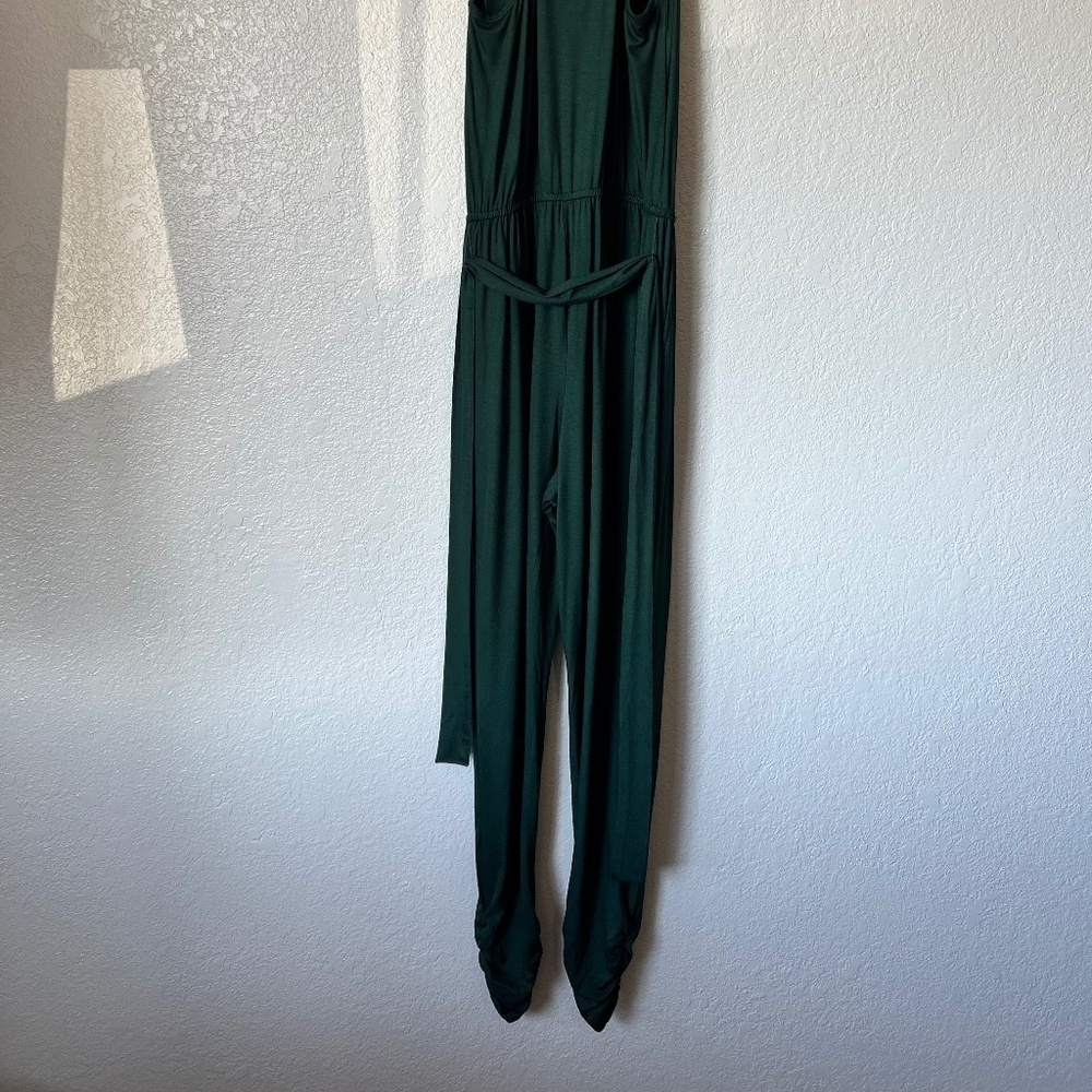 Trina Turk Jumpsuit Deep Ocean Teal - Picture 3 of 14